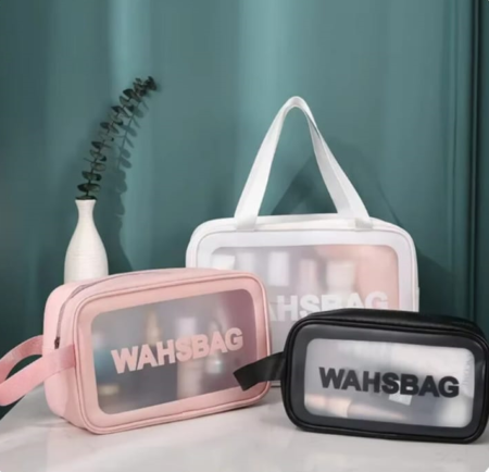 Travel Waterproof Cosmetic Bag - Pack of 3