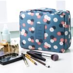 Portable Makeup Organizer Bag – Waterproof Cosmetic Pouch for Travel, Skincare & Toiletry Storage